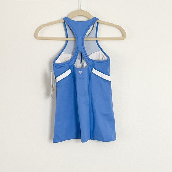Zella Game On Shelf Bra Tank Blue Lapis Sz XXS NWT - Picture 6 of 6